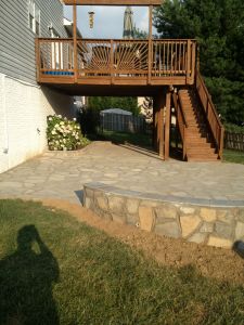 Flagstone Patio in Reston, VA