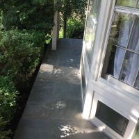 Blue Pattern Blue Front Entryway and Sidewalk with Concrete Base in North Springfield, VA - Wright's Concrete