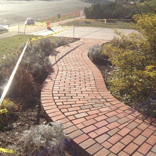 Brick Walkway in Alexandria, VA - Wright's Concrete