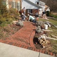 Brick Walkway in Alexandria, VA - Wright's Concrete