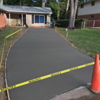 Concrete Driveway, Brick Sidewalk, Concrete Base in Fairfax, VA - Wright's Concrete