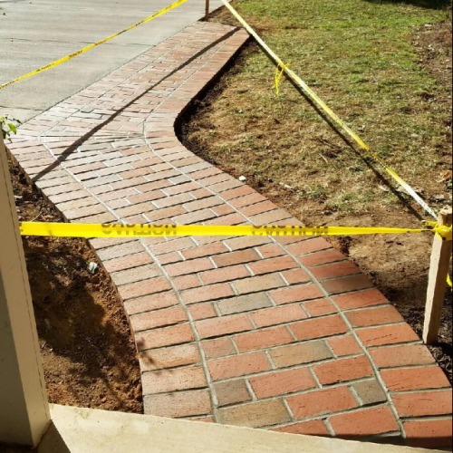Concrete Driveway, Brick Sidewalk, Concrete Base in Fairfax, VA - Wright's Concrete