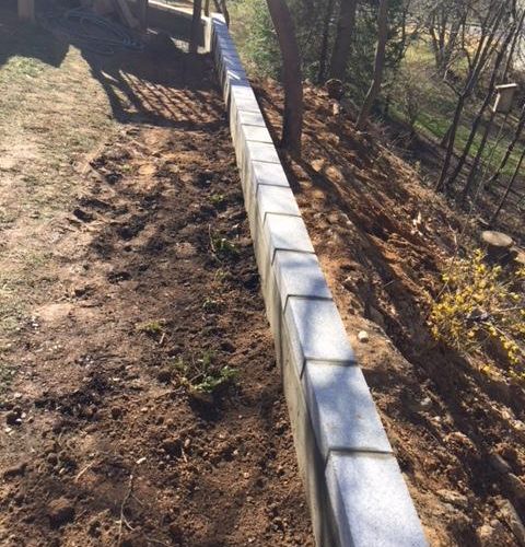 Block Retaining Wall in Vienna VA - Wright's Concrete