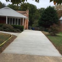 Concrete Driveway, Front Entryway Pennsylvania Variegated Flagstone, in Fairfax VA - Wright's Concrete