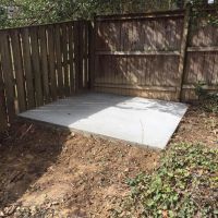 Flagstone Walkway, Concrete Jacuzzi and Shed Pads in Annandale, VA - Wright's Concrete