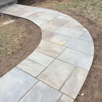 Flagstone Walkway, Concrete Jacuzzi and Shed Pads in Annandale, VA - Wright's Concrete