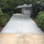 Concrete Drive with Drain, Pennsylvania Variegated Flagstone Entryway & Sidewalk in Annandale, Virginia - Wright's Concrete