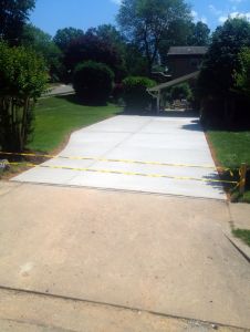 Concrete Driveway in Ashburn, Virginia - Wright's Concrete