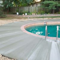 Cement Swimming Pool Deck in Mount Vernon, VA - Wright's Concrete