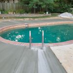 Cement Swimming Pool Deck in Mount Vernon, VA - Wright's Concrete