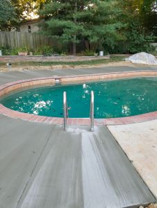 Cement Swimming Pool Deck in Mount Vernon, VA - Wright's Concrete