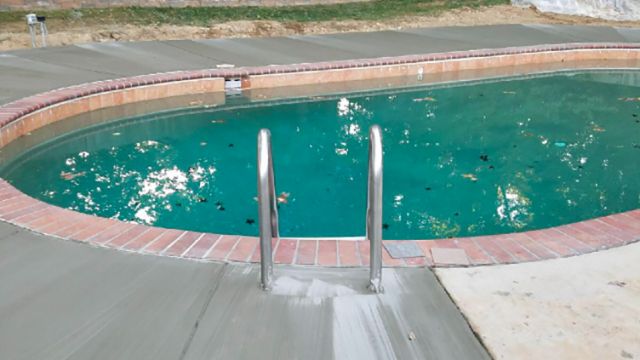 Cement Swimming Pool Deck in Mount Vernon, VA - Wright's Concrete