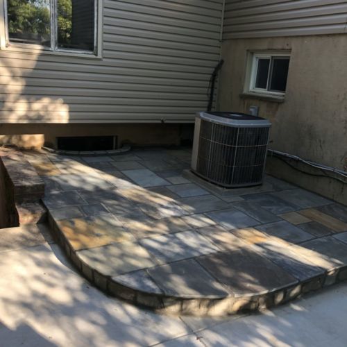 Patio and Sidewalk in Springfield, Virginia - Wright's Concrete
