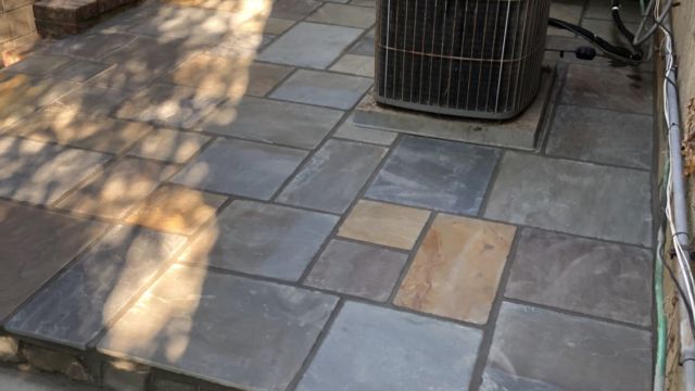 Patio and Sidewalk in Springfield, Virginia - Wright's Concrete
