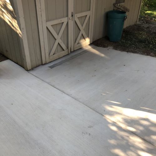 Patio and Sidewalk in Springfield, Virginia - Wright's Concrete