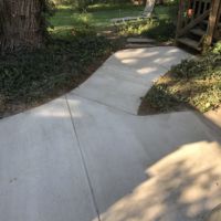 Patio and Sidewalk in Springfield, Virginia - Wright's Concrete