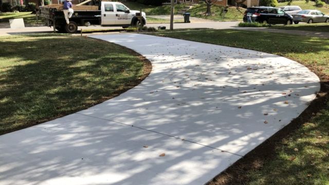 Concrete Driveway in Vienna, Virginia - Wright's Concrete