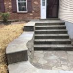 Flagstone Stoop and Steps in Fairfax, Virginia - Wright's Concrete