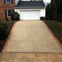 Exposed Aggregate Driveway, Falls Church, VA - Wright's Concrete