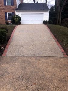 Exposed Aggregate Driveway, Falls Church, VA - Wright's Concrete