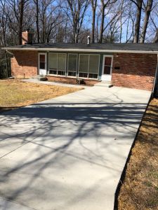 Concrete Driveway and Sidewalk in Annandale, Virginia