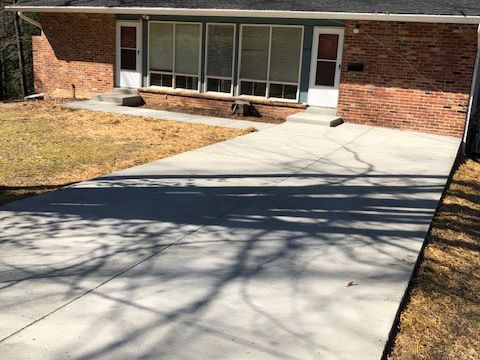 Concrete Driveway and Sidewalk in Annandale, Virginia
