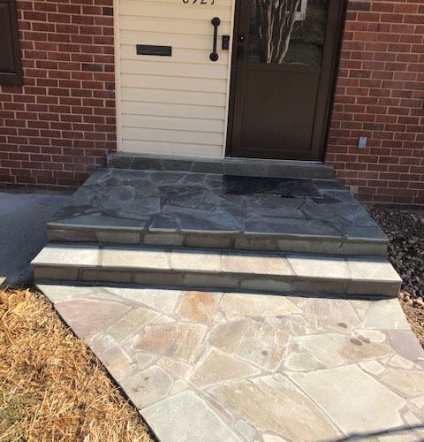 Driveway, Porch, Sidewalk in Springfield, Virginia from Wright's Concrete