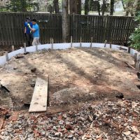 Building a Concrete Patio in Vienna, VA from Wright's Concrete