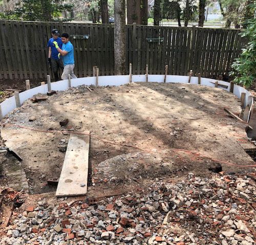Building a Concrete Patio in Vienna, VA from Wright's Concrete