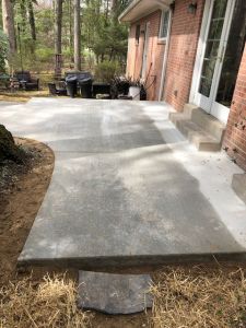 Concrete Patio in Vienna, VA from Wright's Concrete