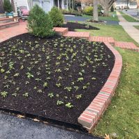 Brick Patio, Brick Steps and Brick Wall with Concrete base in Burke, Virginia