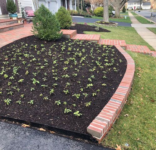 Brick Patio, Brick Steps and Brick Wall with Concrete base in Burke, Virginia