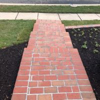 Brick Patio, Brick Steps and Brick Wall with Concrete base in Burke, Virginia
