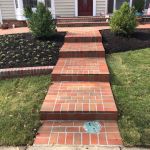 Brick Patio, Brick Steps and Brick Wall with Concrete base in Burke, Virginia - Wright's Concrete